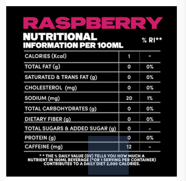 Pepsi Zero Raspberry Cola Beverage 330ml