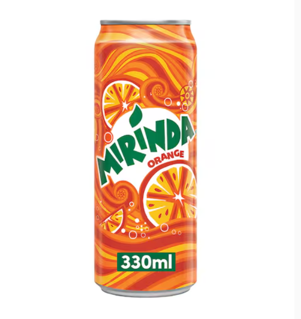 Mirinda Orange Soft Drink 330ml