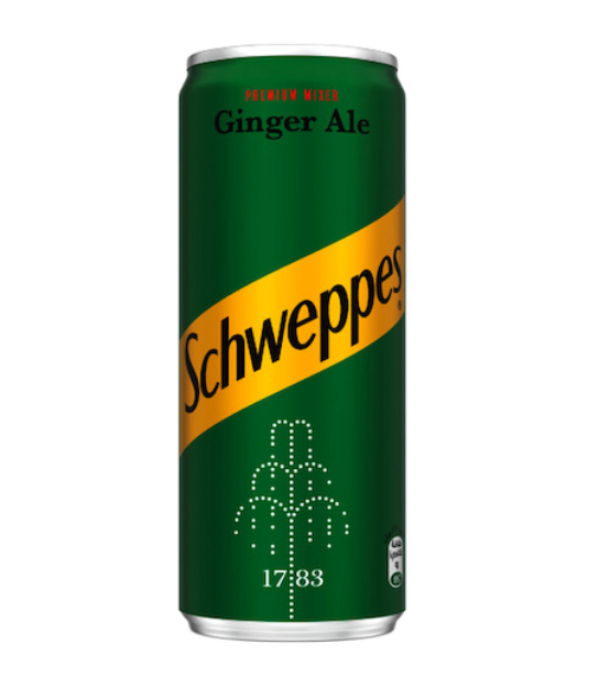 Schweppes Ginger Ale Carbonated Drink 250ml