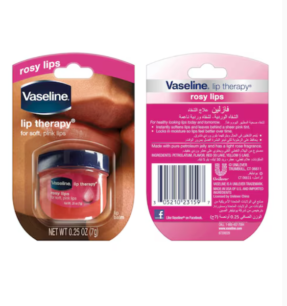Vaseline Lip Therapy Rosy Lips Jelly Pink 7g