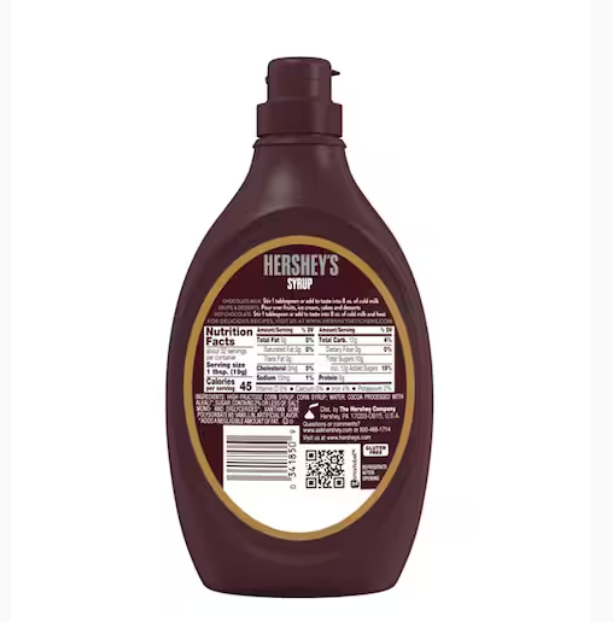 Hershey's Special Dark Chocolate Syrup 623g