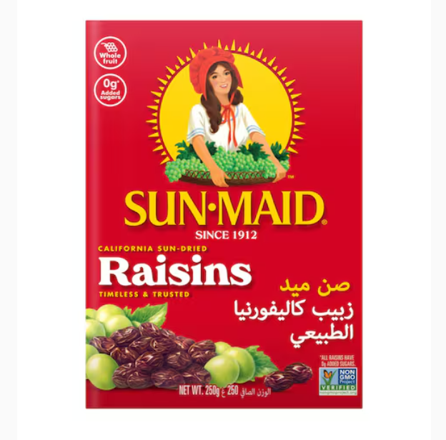 SunMaid California Sun Dried Raisins 250g