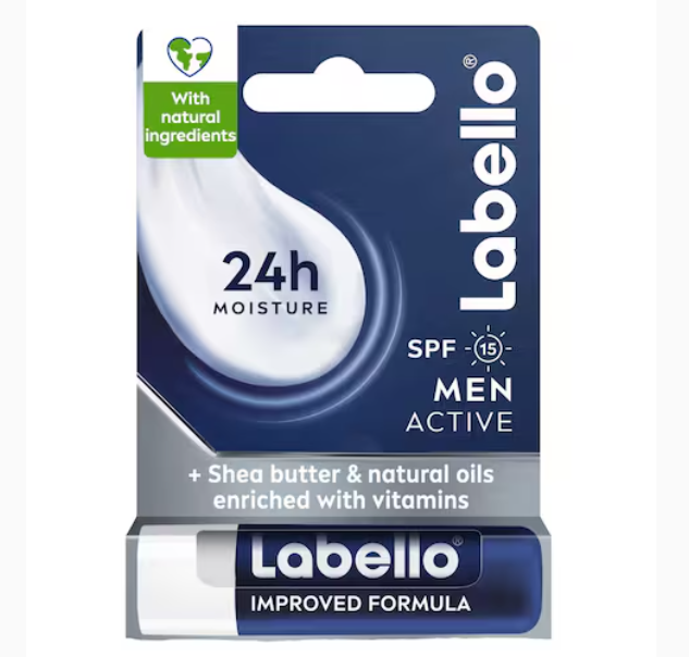 Labello Men Active Lip Balm SPF15 4.8g