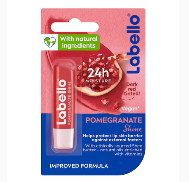 Labello Lip Balm Pomegranate Shine 4.8g