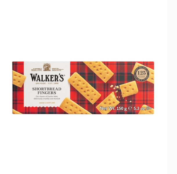 Walkers Pure Butter Shortbread Fingers 150g