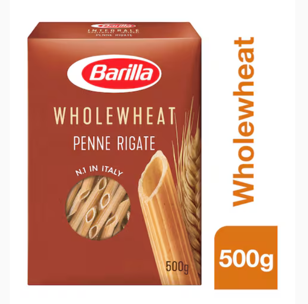 Barilla Integrali Pasta Penne Rigate Whole Wheat 500g