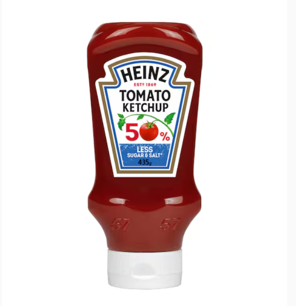 Heinz Tomato Ketchup Less Sugar & Salt 435g