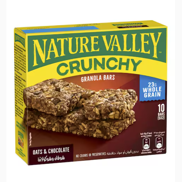 Nature Valley Crunchy Oats And Dark Chocolate Granola Bars 42g x5