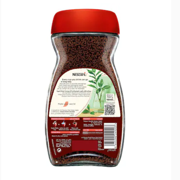 Nescafe Red Mug Instant Coffee 190g