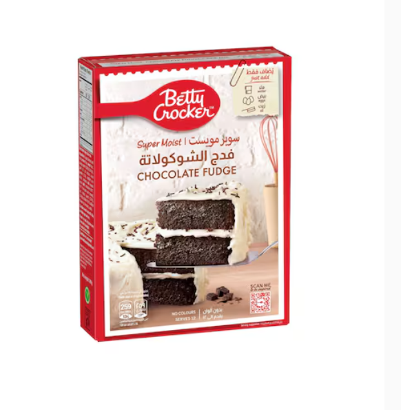 Betty Crocker Super Moist Chocolate Fudge Cake Mix 500g