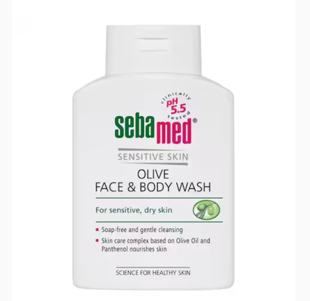 Sebamed Olive Face And Body Wash Clear 400ml