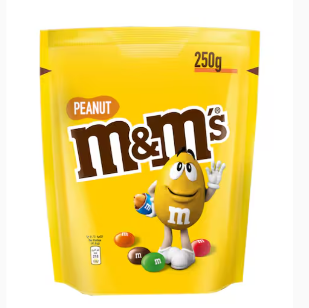 M&M'S Peanut Coated Chocolate 250g
