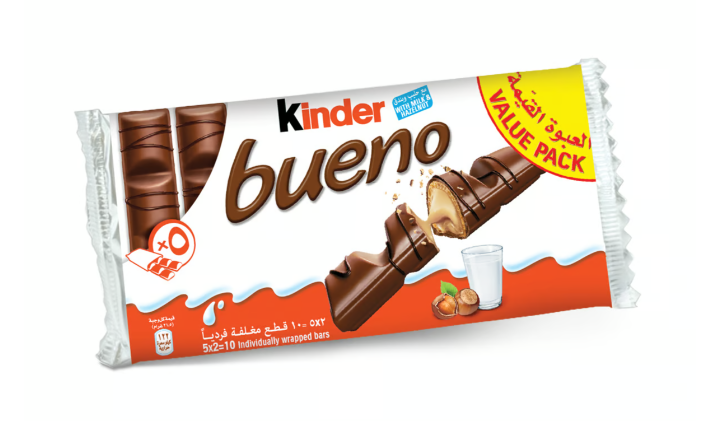 Kinder Bueno with Milk & Hazelnut 5 x 43g