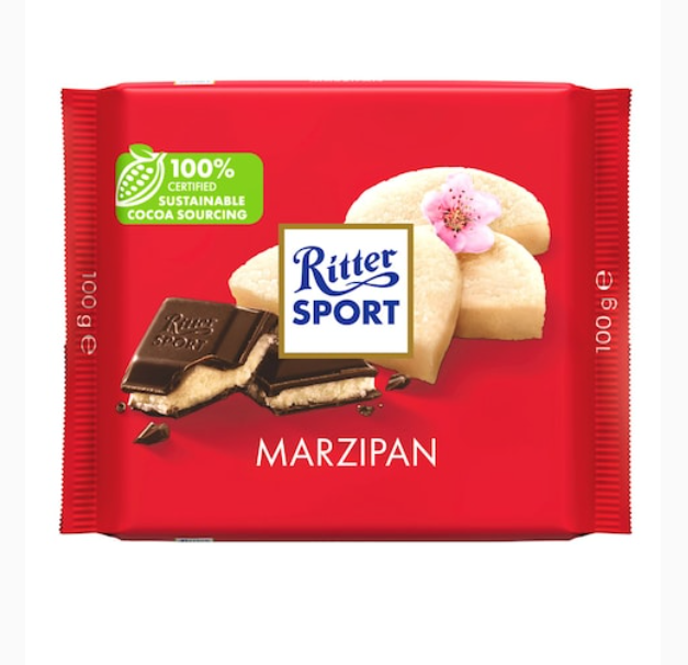 Ritter Sport Marzipan Chocolate 100g