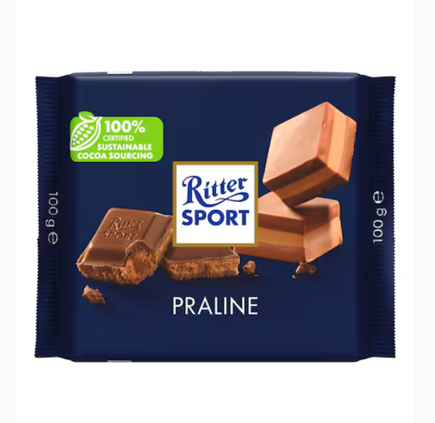 Ritter Sport Praline Chocolate 100g