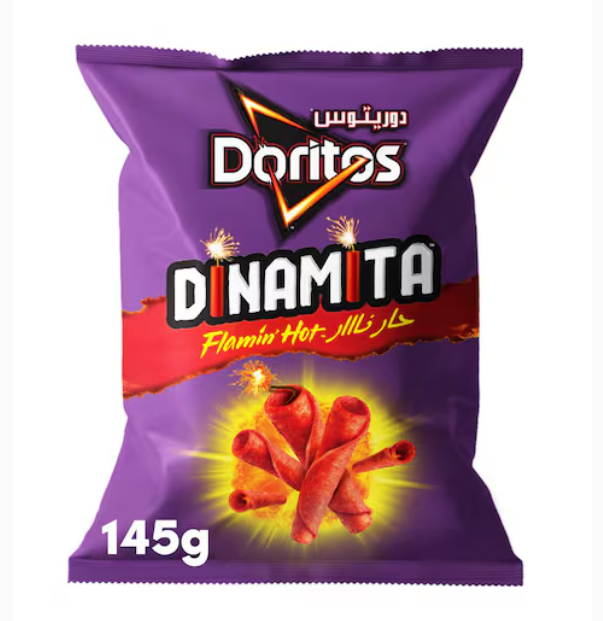 Doritos Dinamita Flamin’ Hot Flavored Tortilla Chips 145g