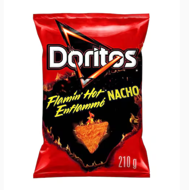 Doritos Flamin' Hot Nacho Tortilla Chips 210g