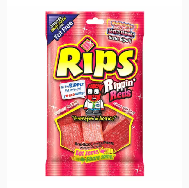 Rips Bite-Size Ripping Reds Candy 113g