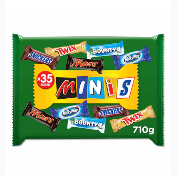 Best of Minis Pouch 35 Chocolate Bars 710g