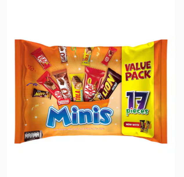 Nestle Mini Mix Chocolate 17 Pieces 208g