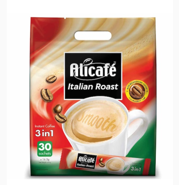 Alicafe Italian Roast 3-In-1 Instant Coffee 16.5g x30