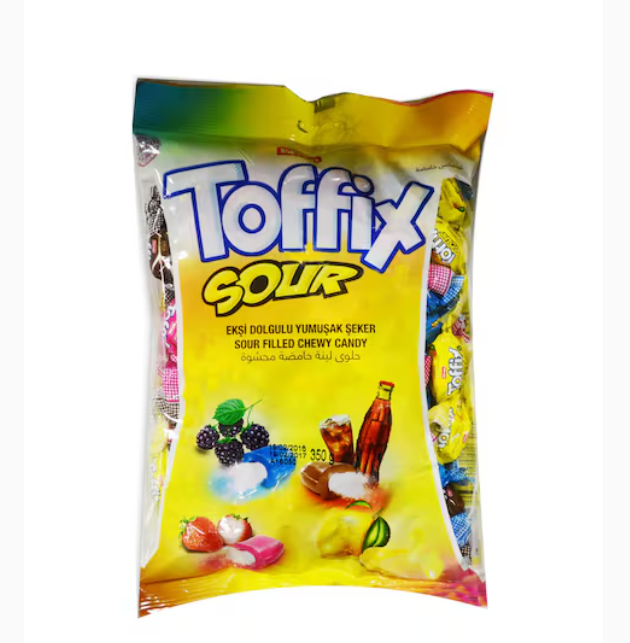 Elvan Toffix Sour Chewy Candy 350g