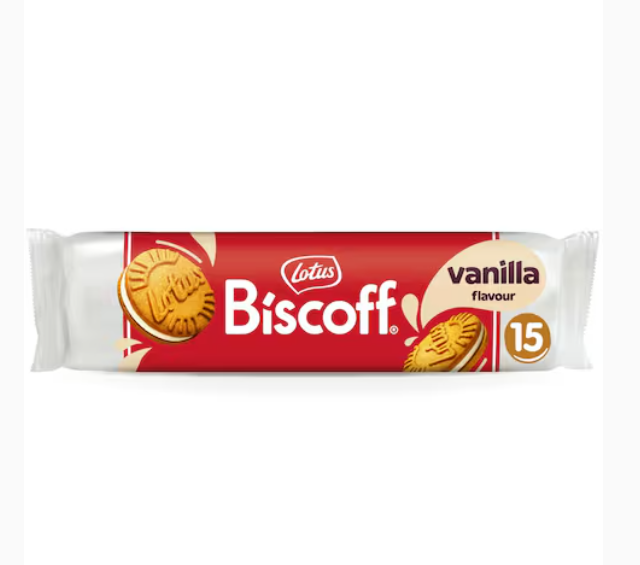 Lotus Biscoff Vanilla Flavour Sandwich Cookies 150g