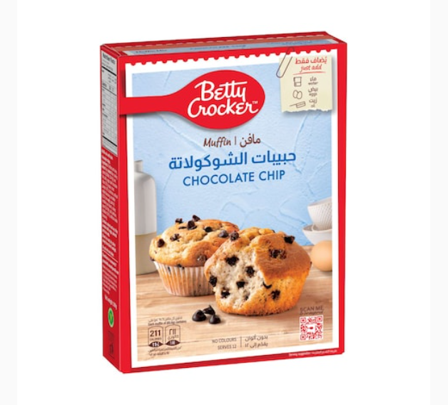Betty Crocker Chocolate Chip Muffin Mix 500g