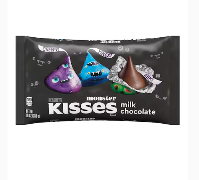 Hershey's Kisses Halloween Monster Milk Chocolate 283g
