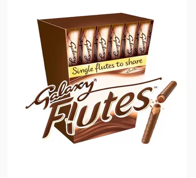 Galaxy Twin Fingers Flutes Chocolate 270g