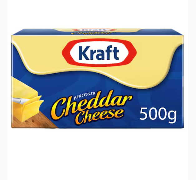 Kraft Cheddar Cheese Block 500g