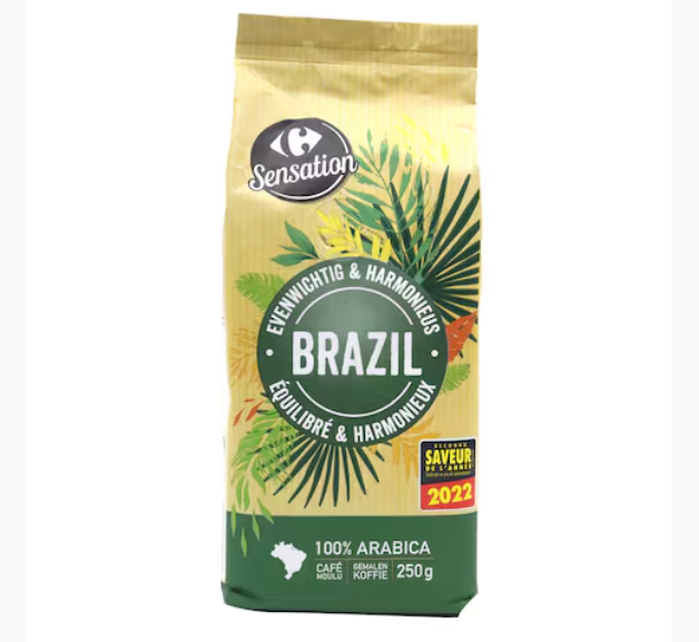 Carrefour Sensation Brazil Arabica Coffee 250g