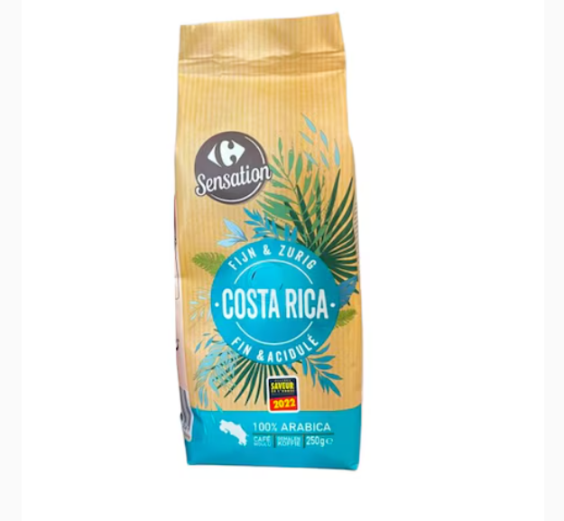 Carrefour Costa Rica Pure Arabica Ground Coffee 250g