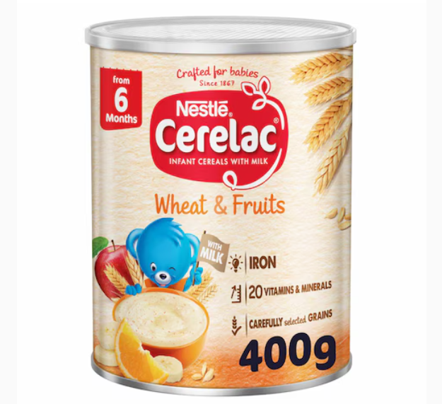 Nestle Cerelac Infant Cereal Wheat & Fruits 400g