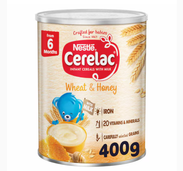 Nestle Cerelac Infant Cereal Wheat & Honey 400g
