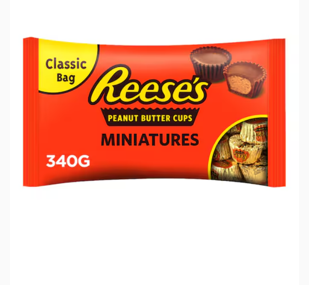 Hershey's Reese's Miniatures Peanut Butter Cups Chocolate 340g