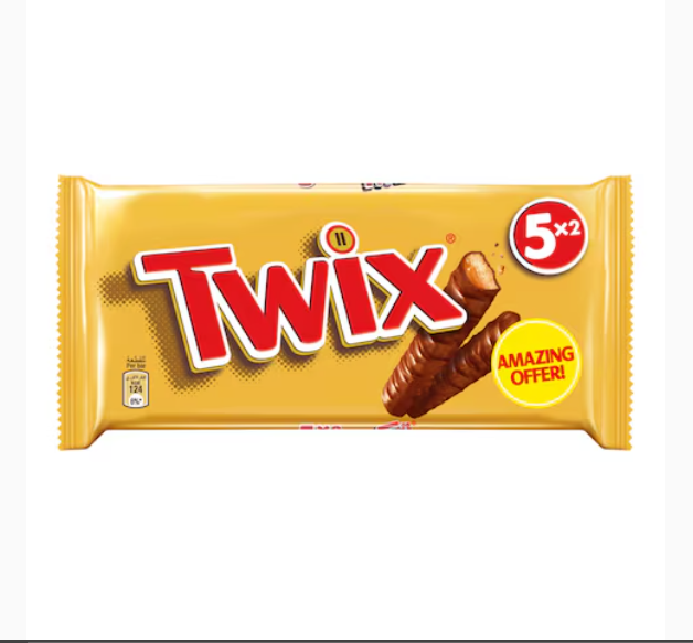 Twix Chocolate Bar 50g x5