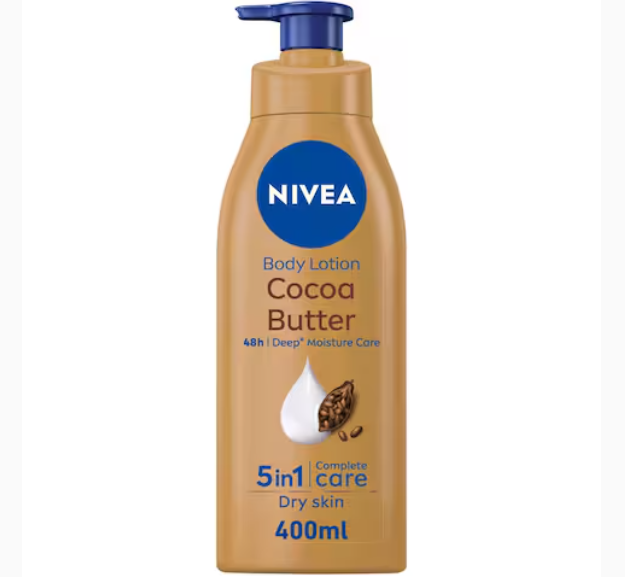 NIVEA Body Lotion Dry Skin Cocoa Butter Vitamin E 400ml