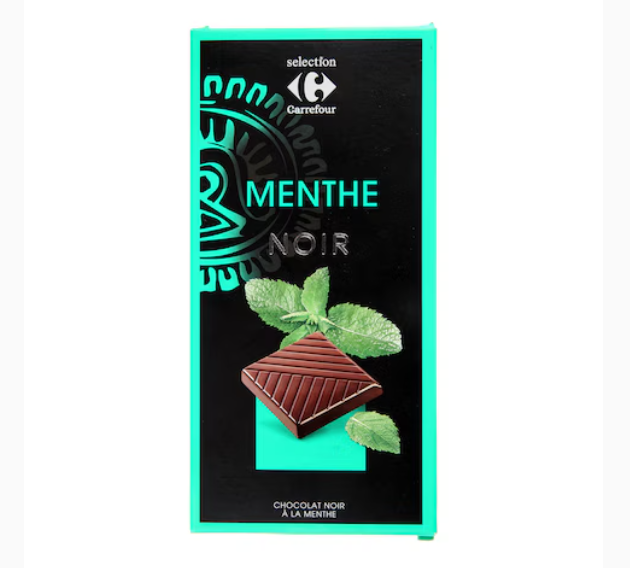 Carrefour Mint Dark Chocolate 100g