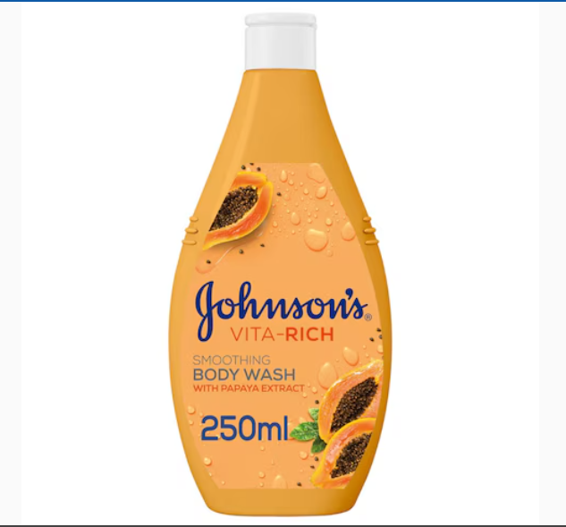 Johnson's Vita-Rich Smoothing Body Wash 250ml