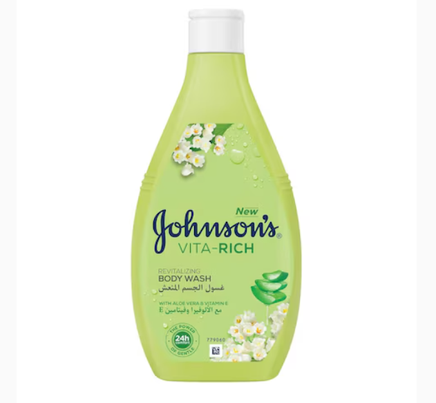 Johnson's Vita-Rich Body Wash With Aloe Vera And Vitamin E 400ml