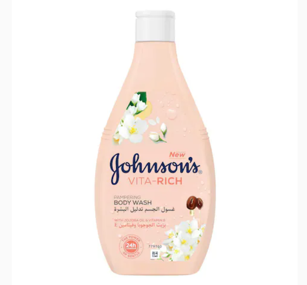 Johnson's Vita-Rich Body Wash With Jojoba Oil And Vitamin E 400ml