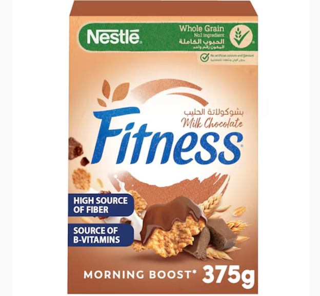 Nestle Fitness Chocolate Morning Boost Cereal 375g