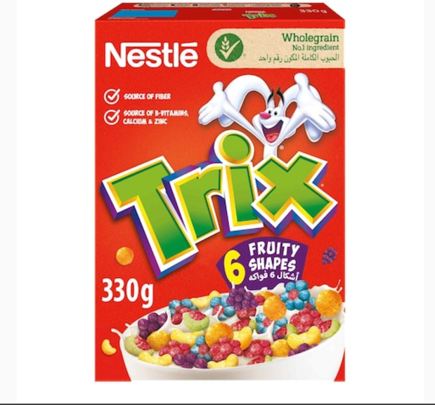 Nestle Trix 6 Fruity Shaped Breakfast Cereal 330g