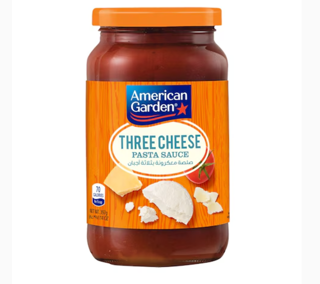 American Garden Three Cheese Pasta Sauce 397g