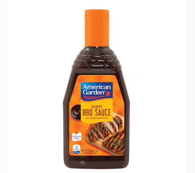 American Garden BBQ Sauce Honey 510g