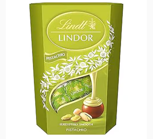 Lindt Lindor Pistachio Truffles Cornet 200g