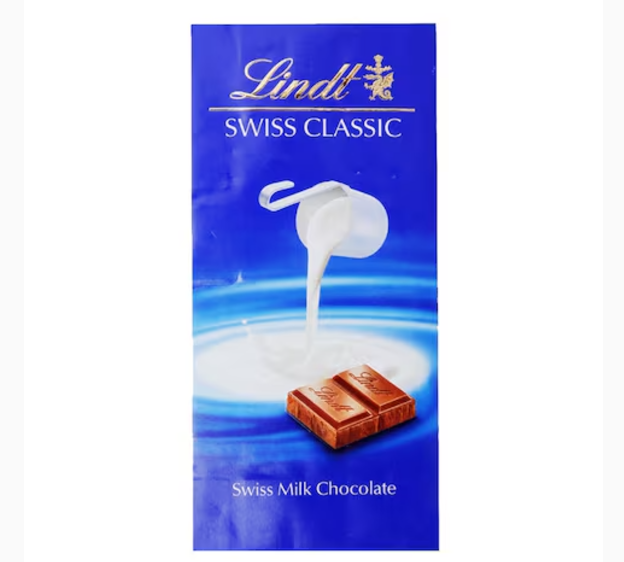 Lindt Swiss Classic Milk Chocolate 100g