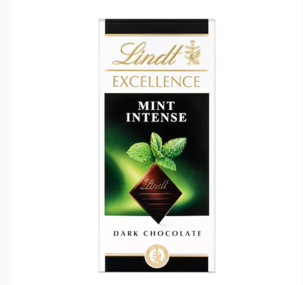 Lindt Excellence Mint Intense Dark Chocolate 100g