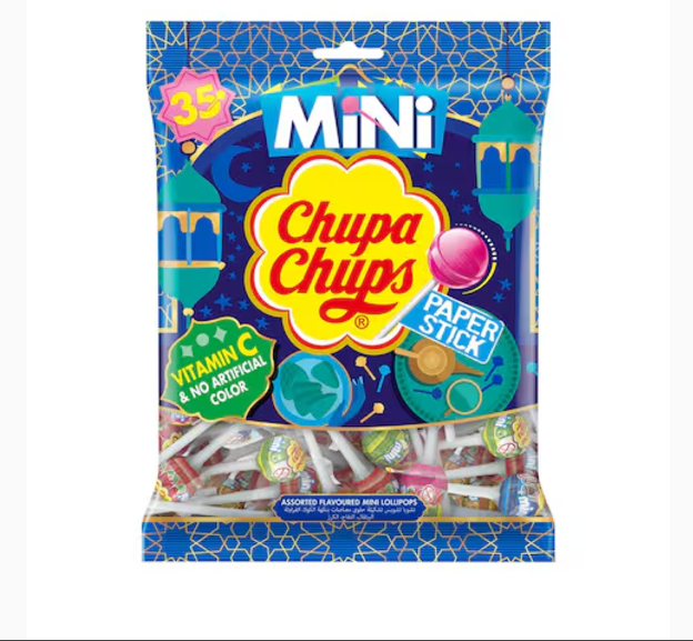 Chupa Chups Fruity Mini Lollipops 210g